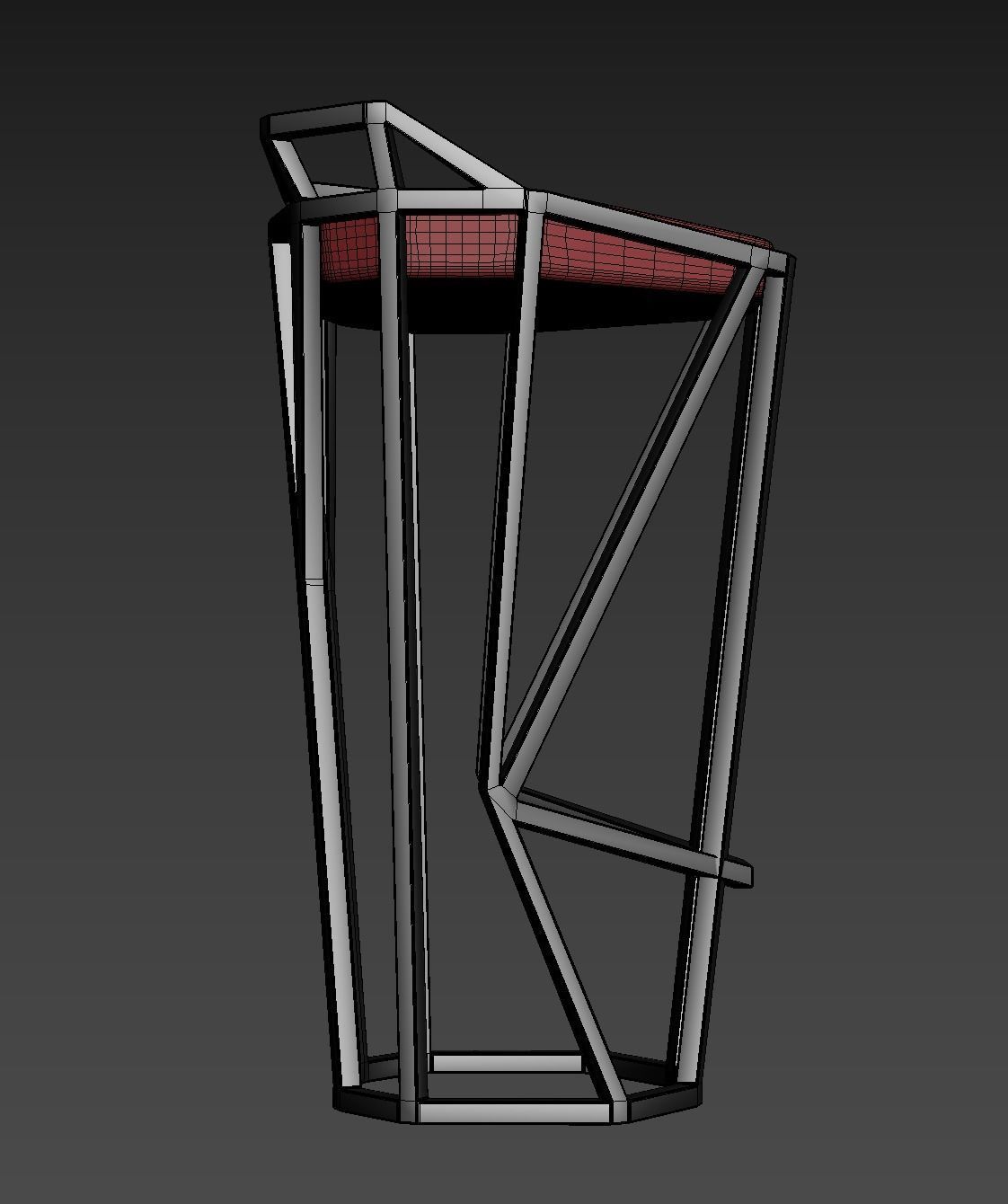Bar chair octa 3D model_25