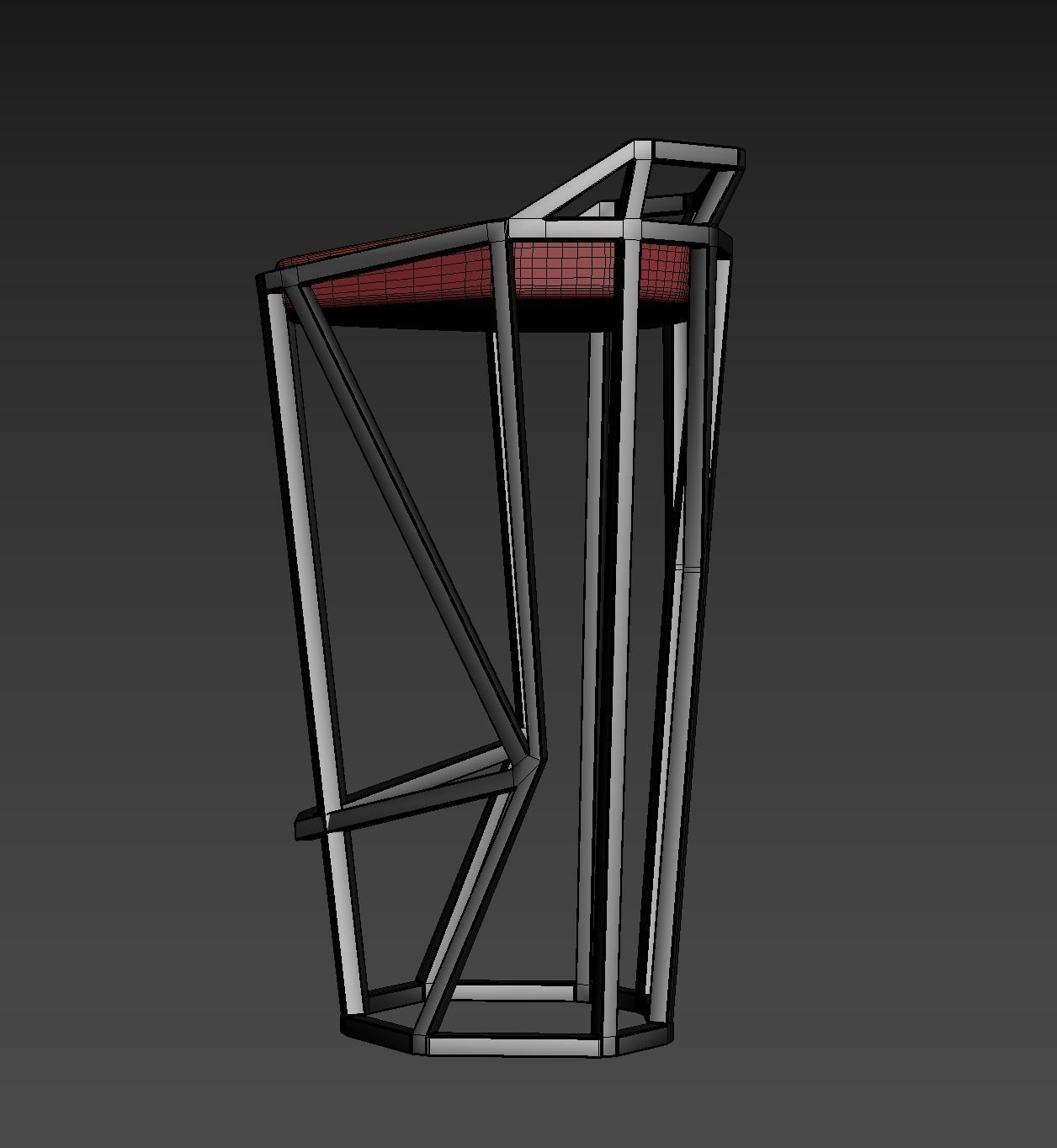 Bar chair octa 3D model_29