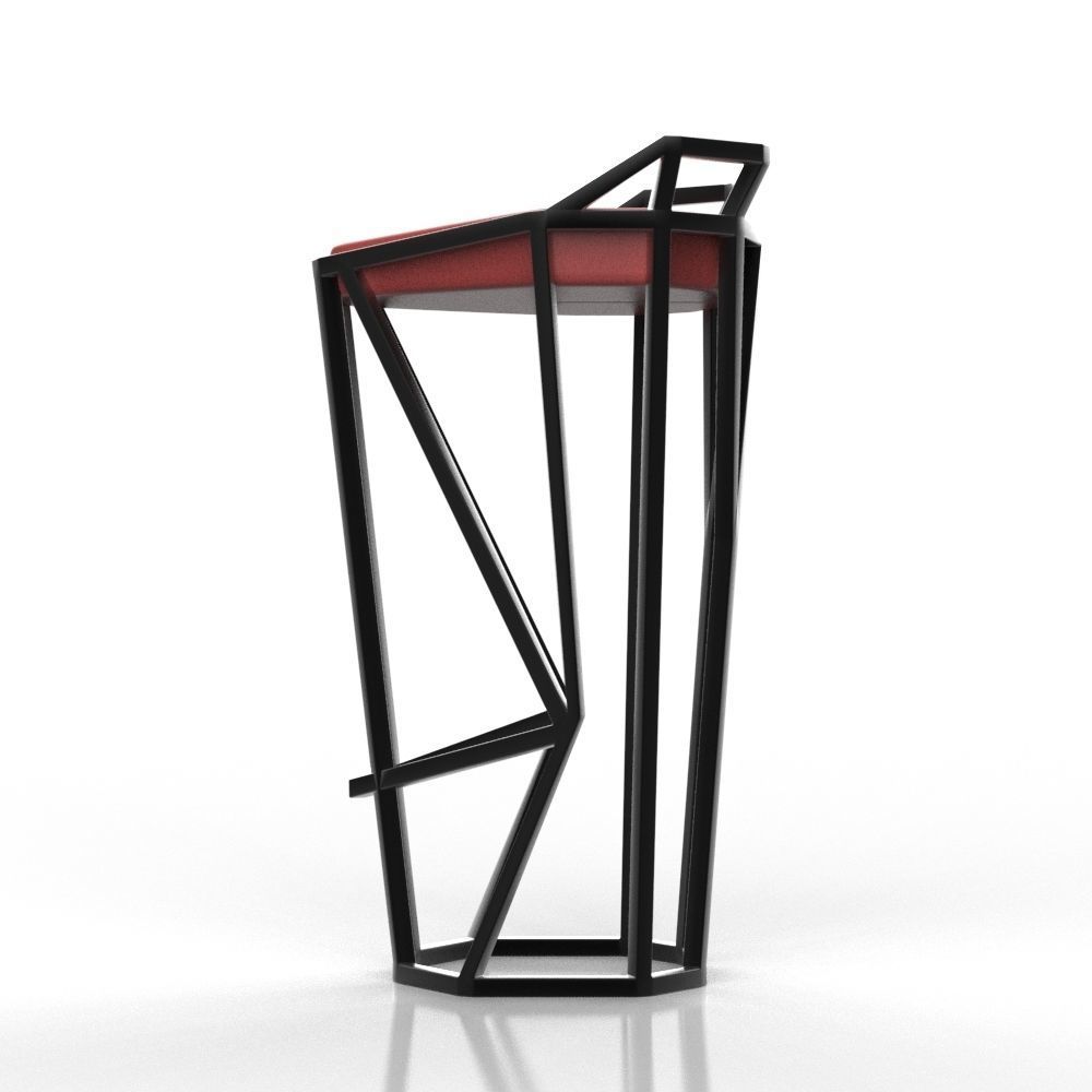 Bar chair octa 3D model_28