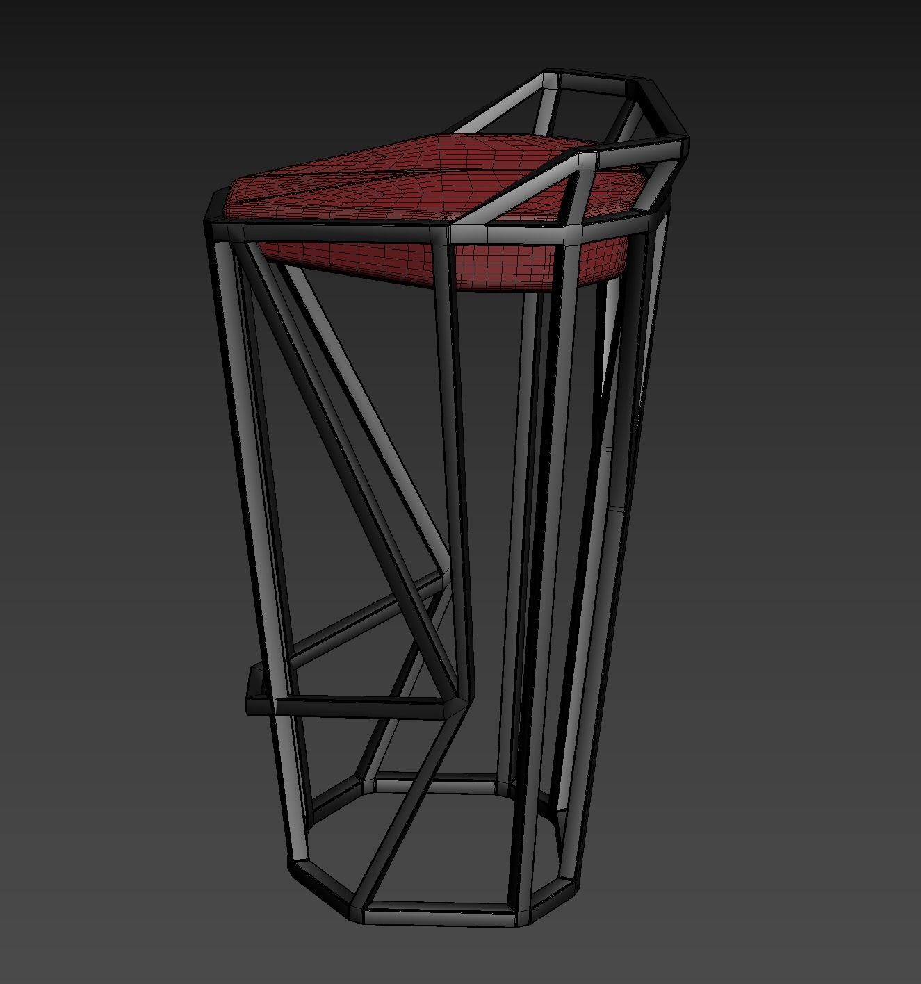 Bar chair octa 3D model_15