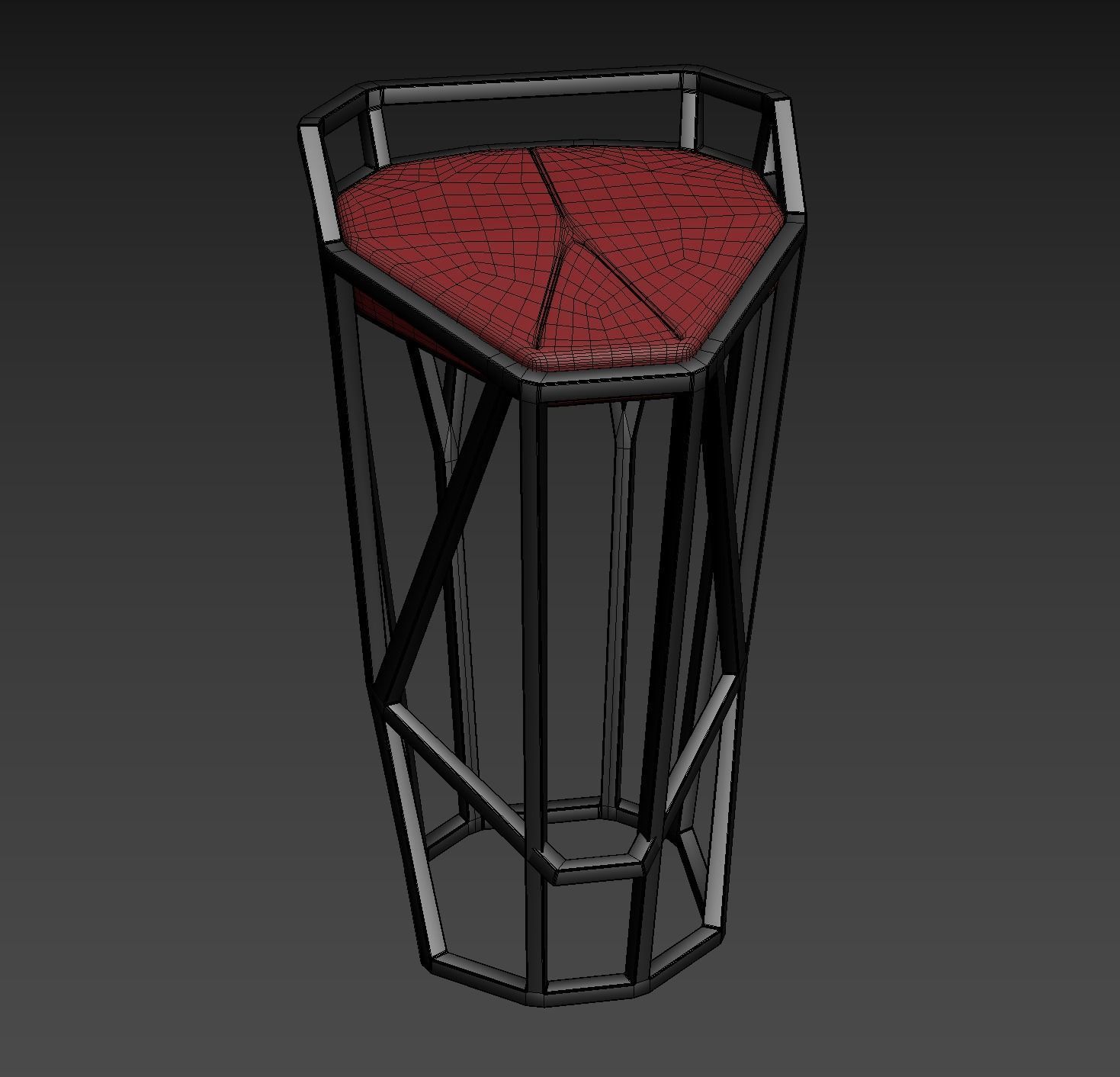 Bar chair octa 3D model_5