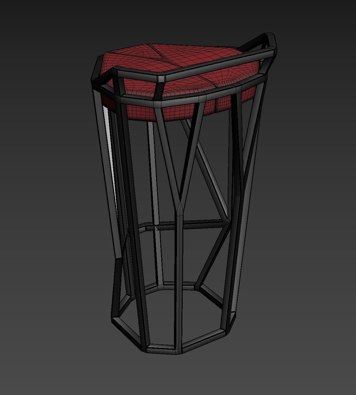 Bar chair octa 3D model_19