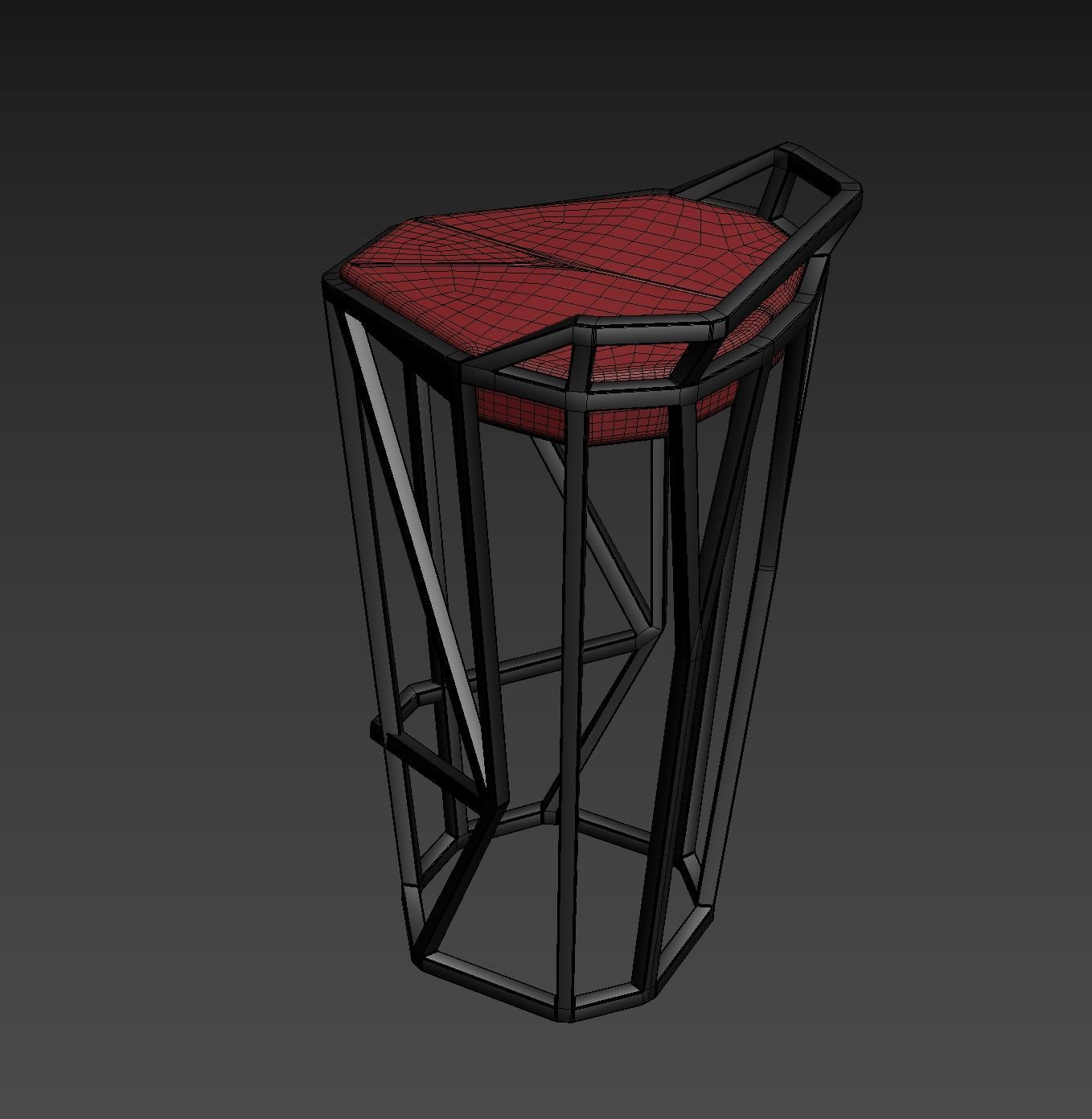 Bar chair octa 3D model_17