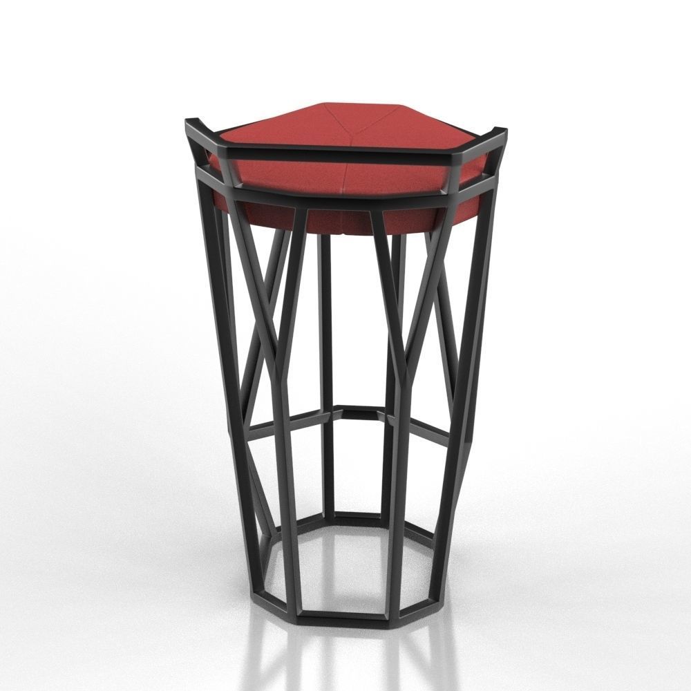 Bar chair octa 3D model_20