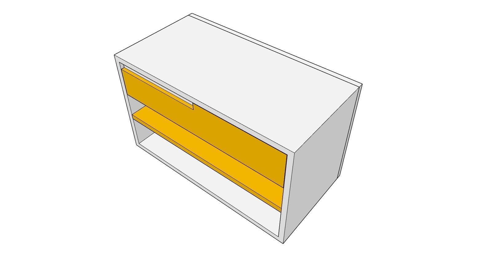 Nightstands bookcase Free 3D model_1