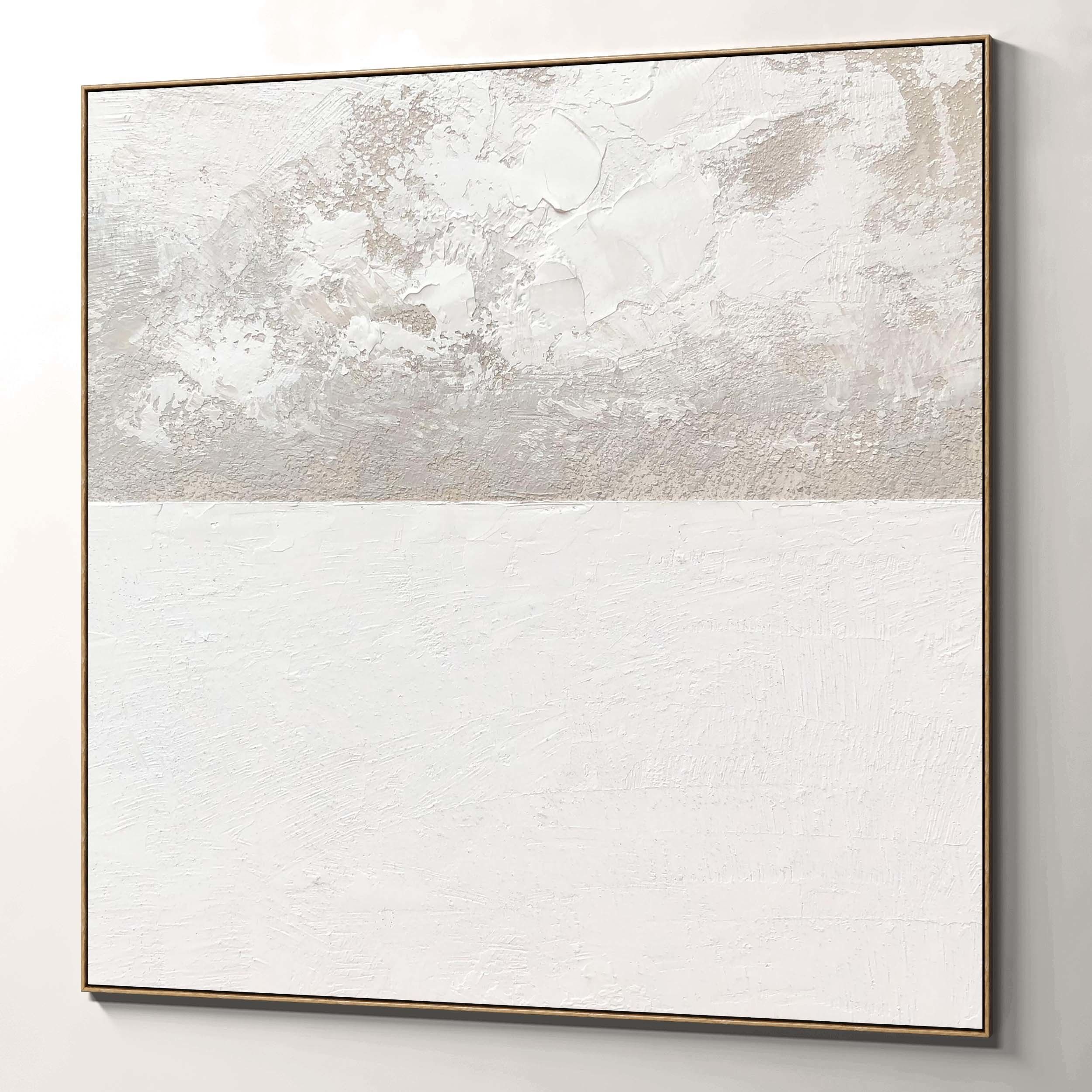 Plaster two square photo frames 119 Low-poly 3D model_4