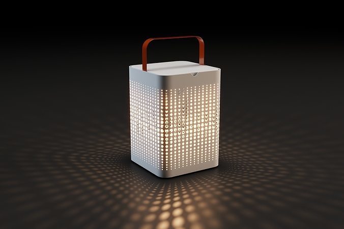 Outdoor Patio Floor Lamp - Vineko Luma 3D model