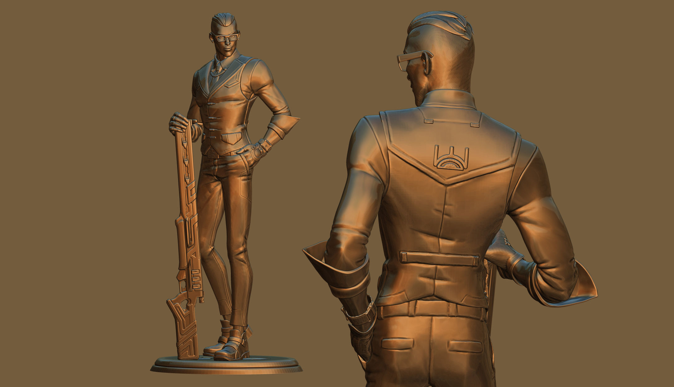 Chamber Valorant 3D print model_1