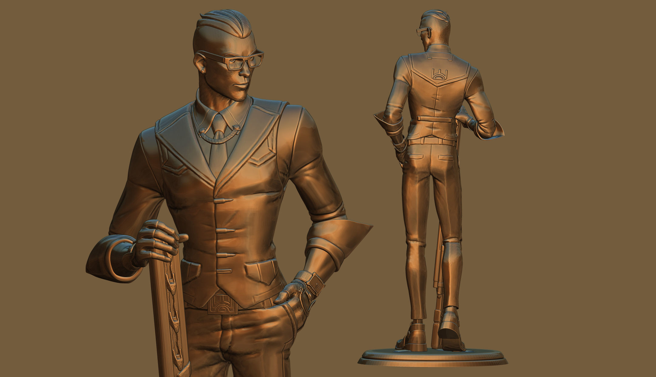 Chamber Valorant 3D print model_2