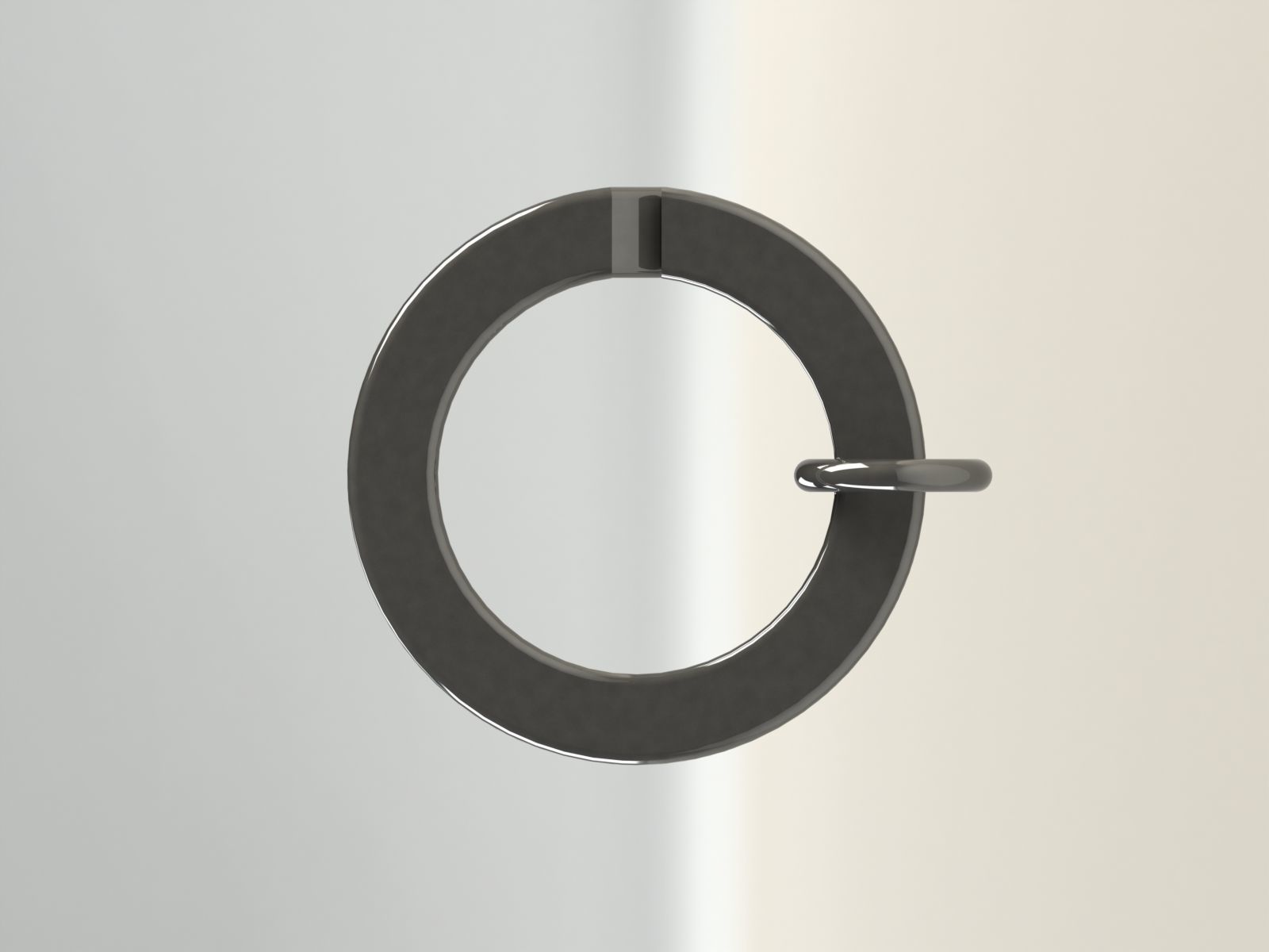 rinnegan keychain 3D print model_7