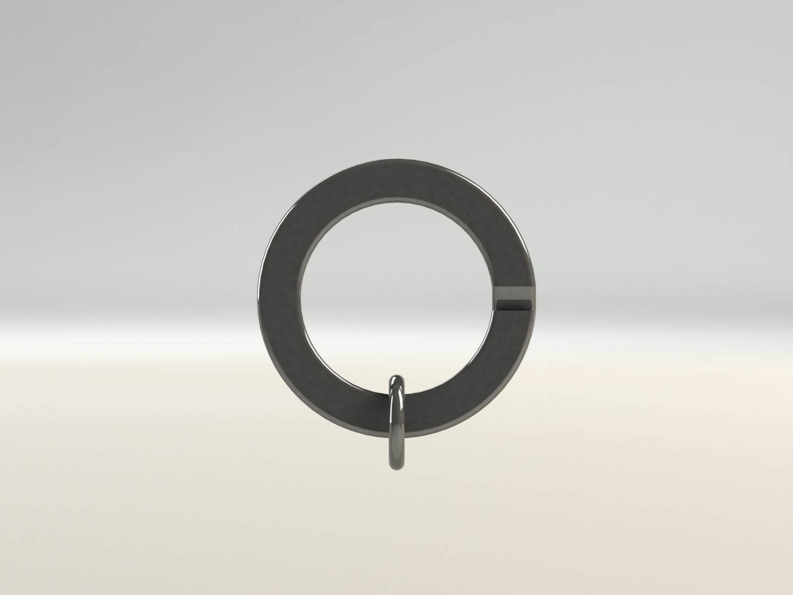 rinnegan keychain 3D print model_5