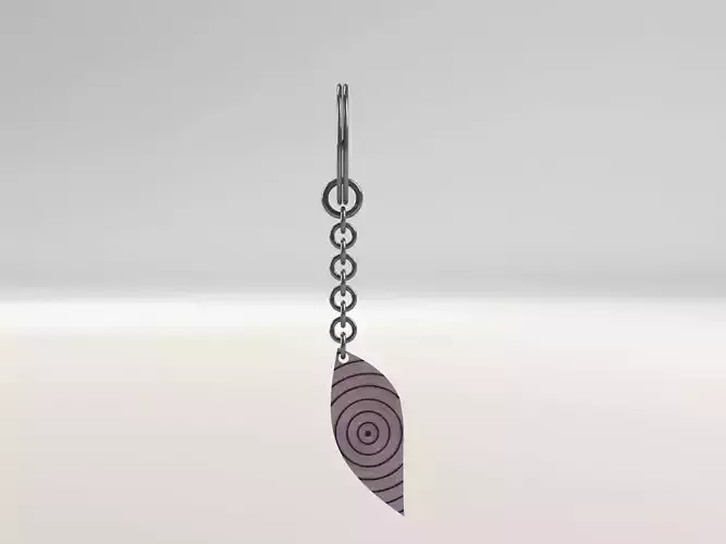rinnegan keychain 3D print model