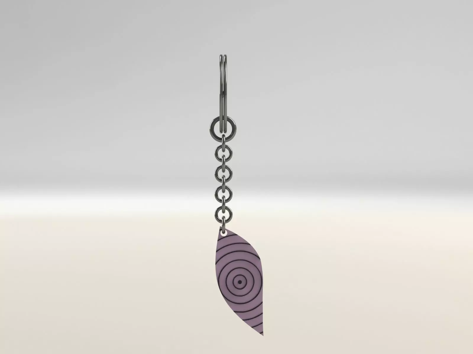 rinnegan keychain 3D print model_0