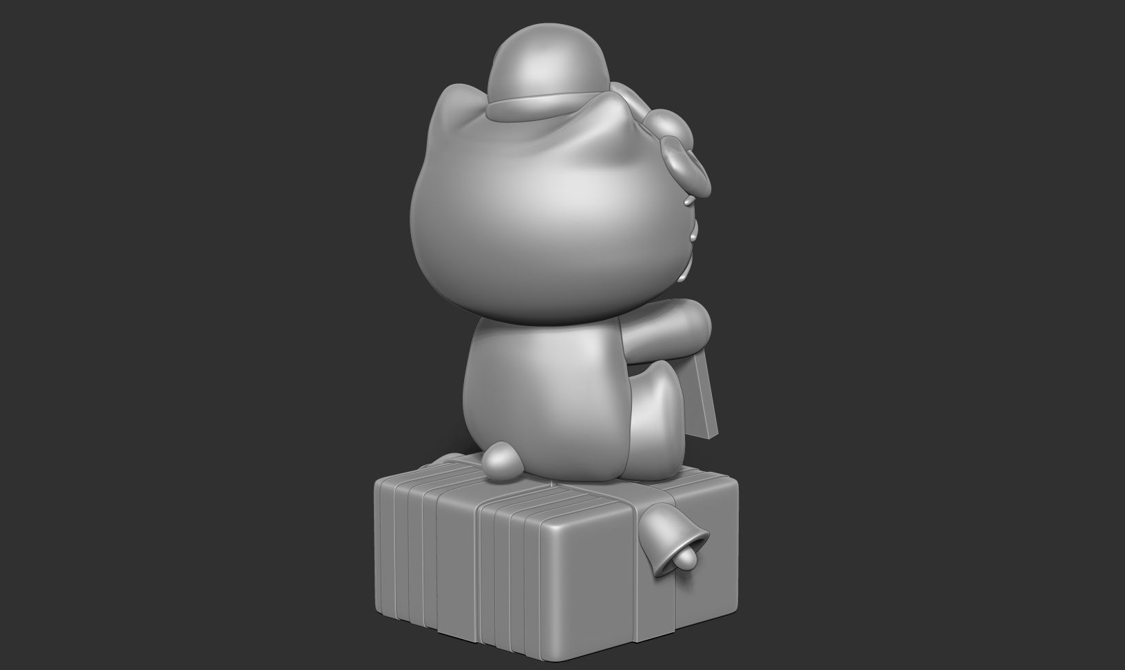 Hello Kitty - Merry Christmas 3D print model_8