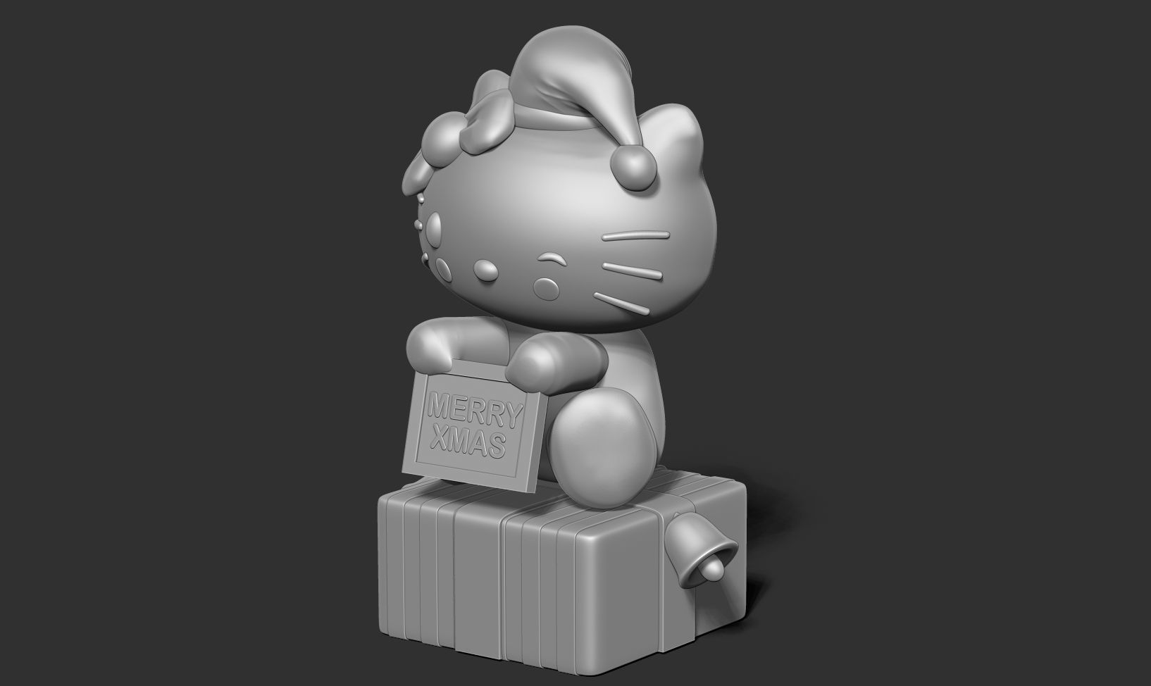 Hello Kitty - Merry Christmas 3D print model_12
