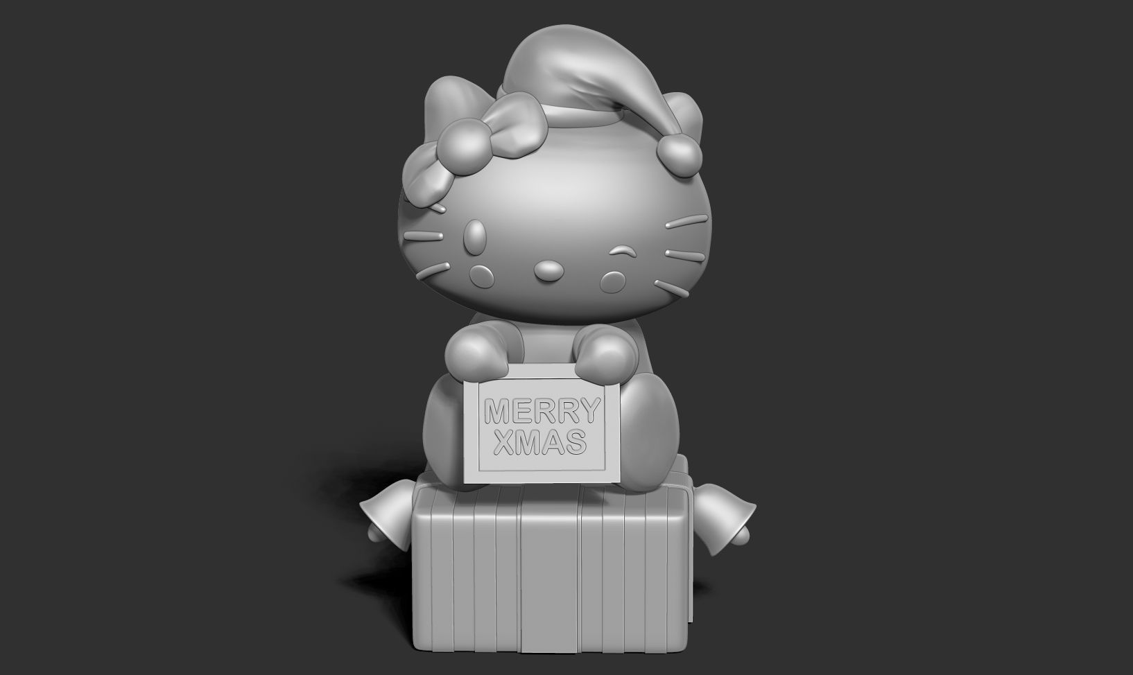 Hello Kitty - Merry Christmas 3D print model_10