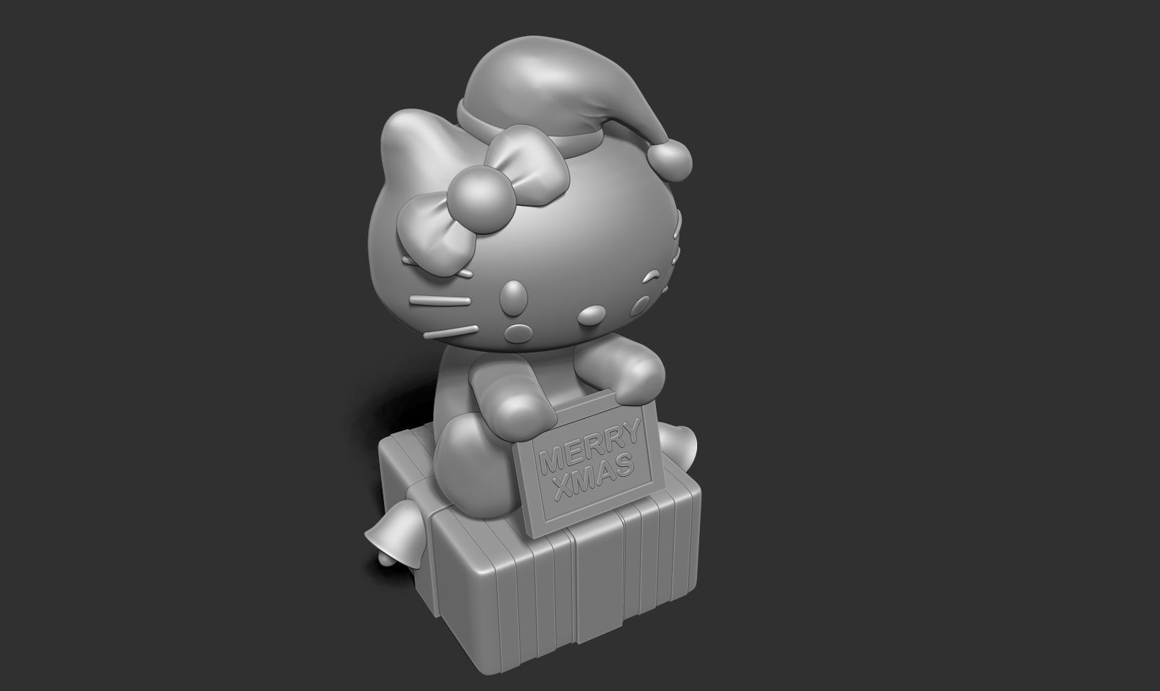 Hello Kitty - Merry Christmas 3D print model_16