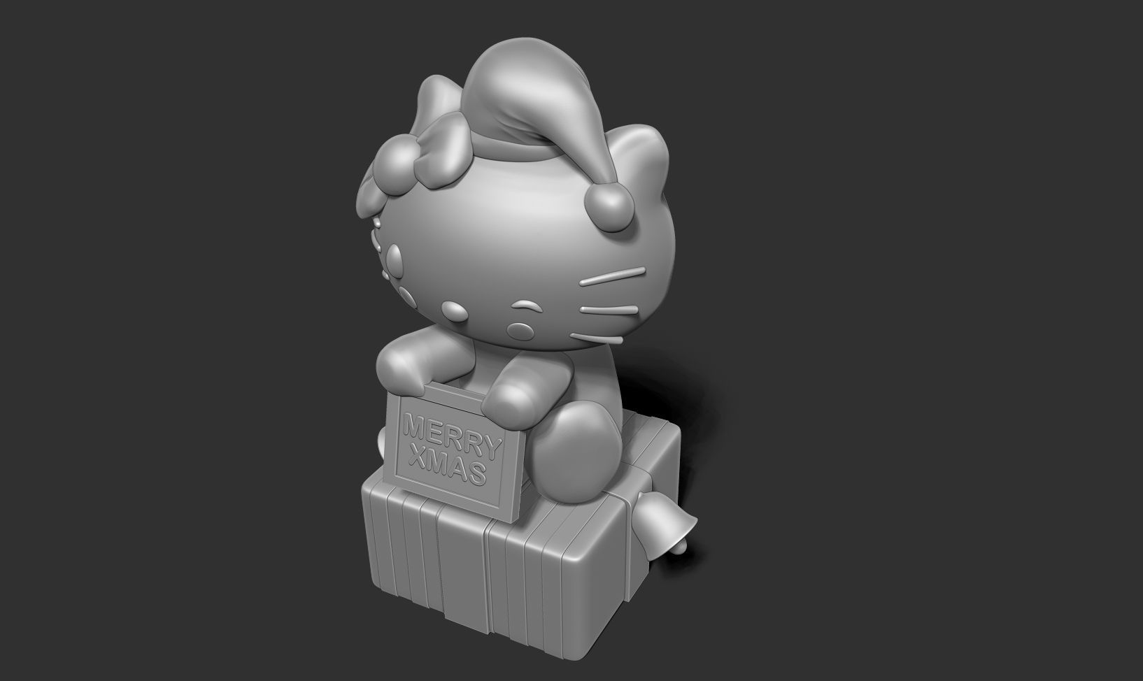Hello Kitty - Merry Christmas 3D print model_18