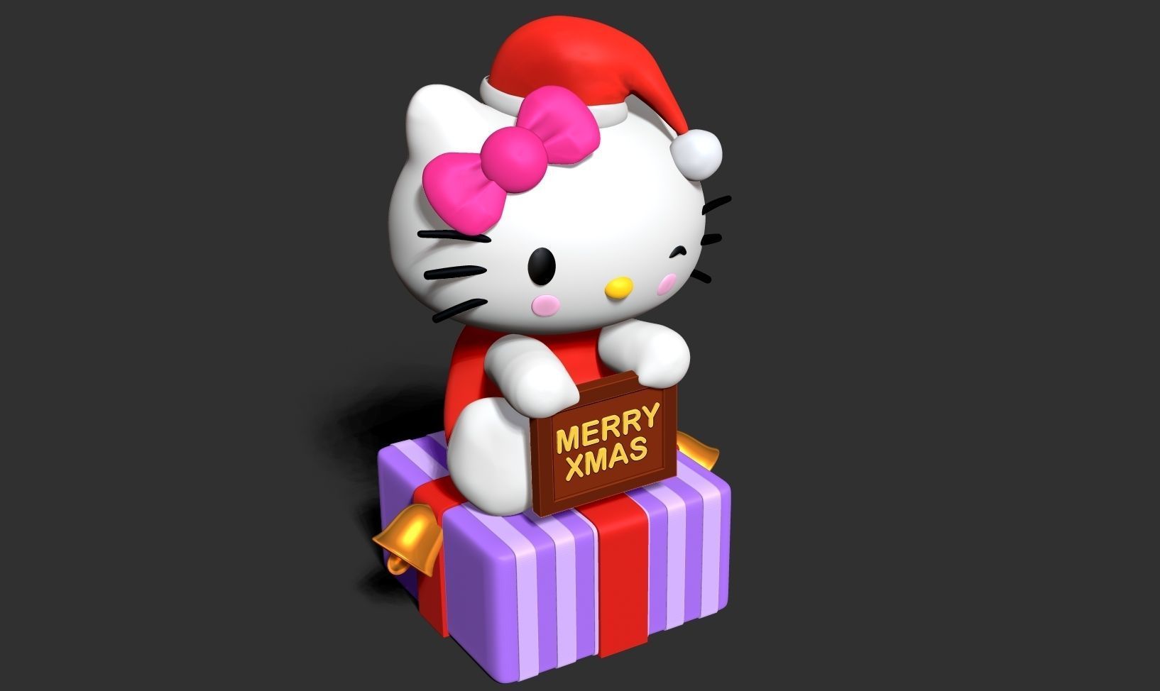 Hello Kitty - Merry Christmas 3D print model_15