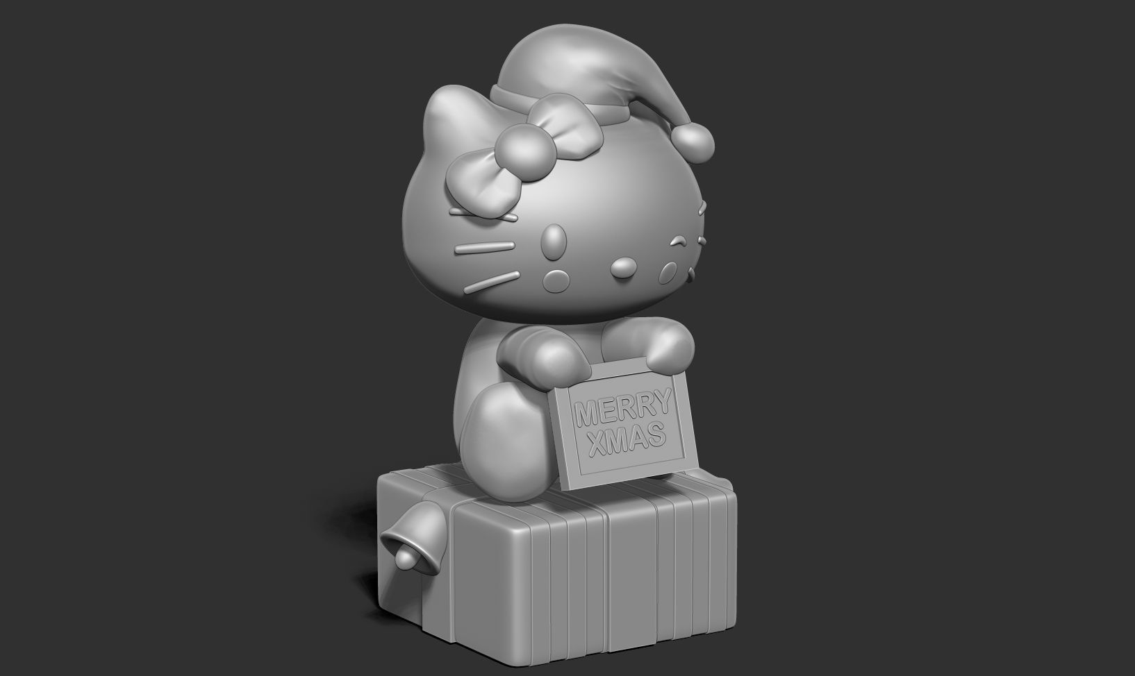 Hello Kitty - Merry Christmas 3D print model_14