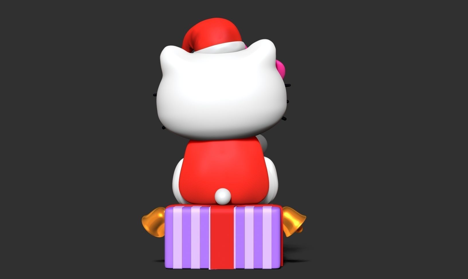 Hello Kitty - Merry Christmas 3D print model_6