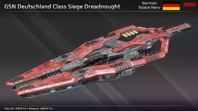 GSN Deutschland Class Siege Dreadnought