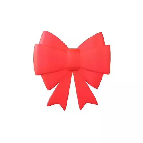 Cartoon Ribbon Bow v1 001