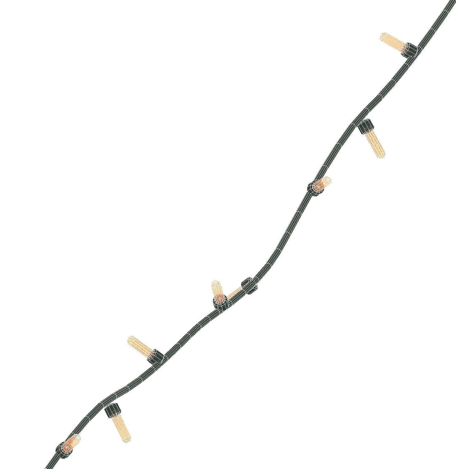 Bulb String 3D model_1