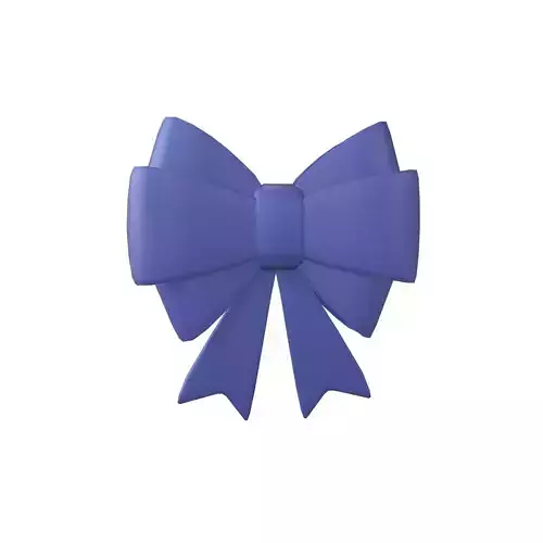 Cartoon Ribbon Bow v1 003