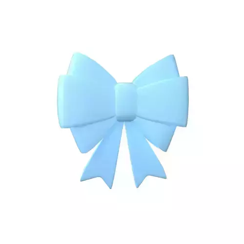 Cartoon Ribbon Bow v1 004