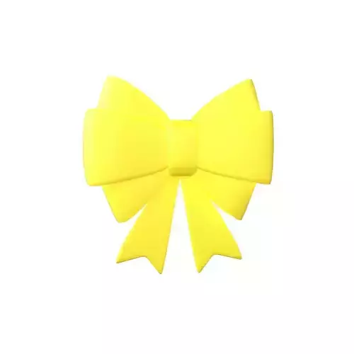Cartoon Ribbon Bow v1 005