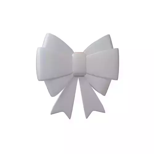Cartoon Ribbon Bow v1 007