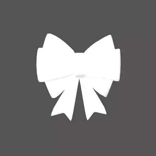 Cartoon Ribbon Bow v1 008
