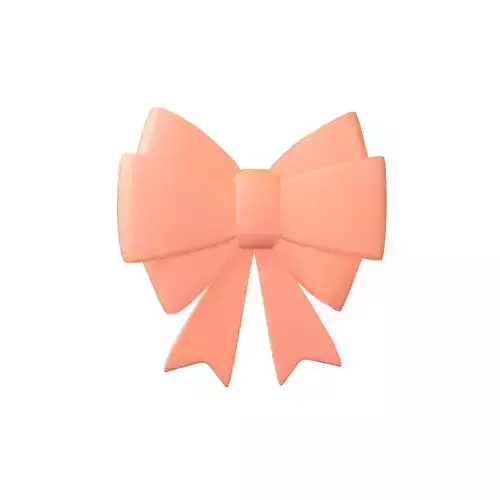 Cartoon Ribbon Bow v1 010