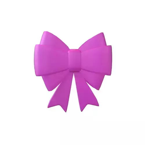 Cartoon Ribbon Bow v1 011