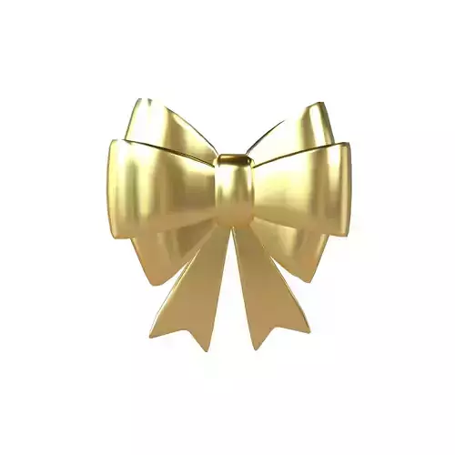 Cartoon Ribbon Bow v1 012