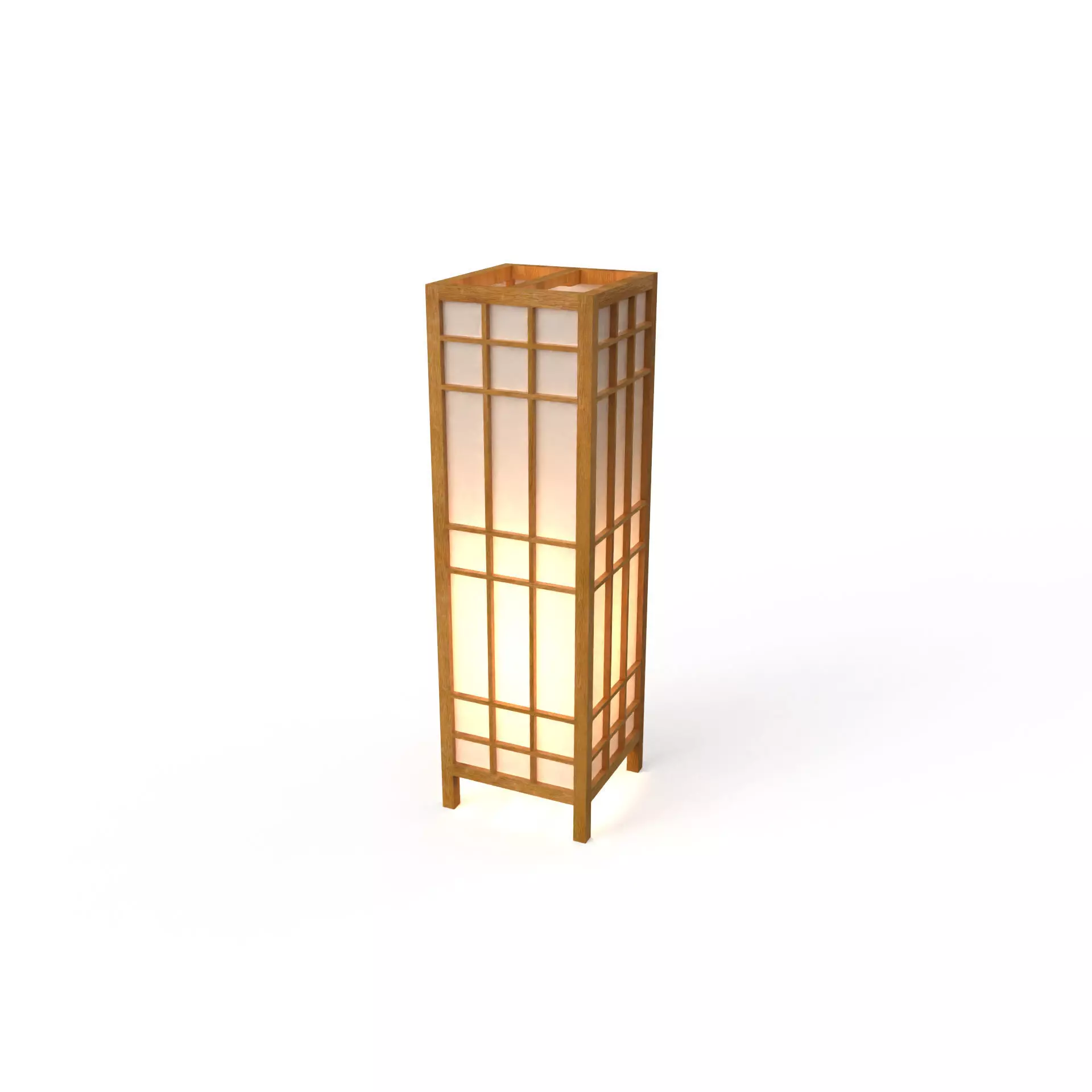 andon japanese floor lamp 3D print model_0