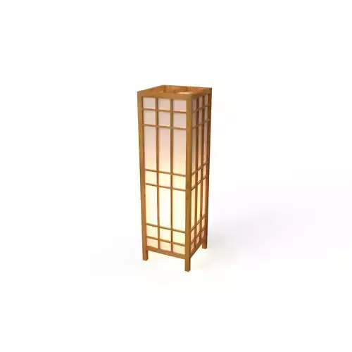 andon japanese floor lamp 3D print model