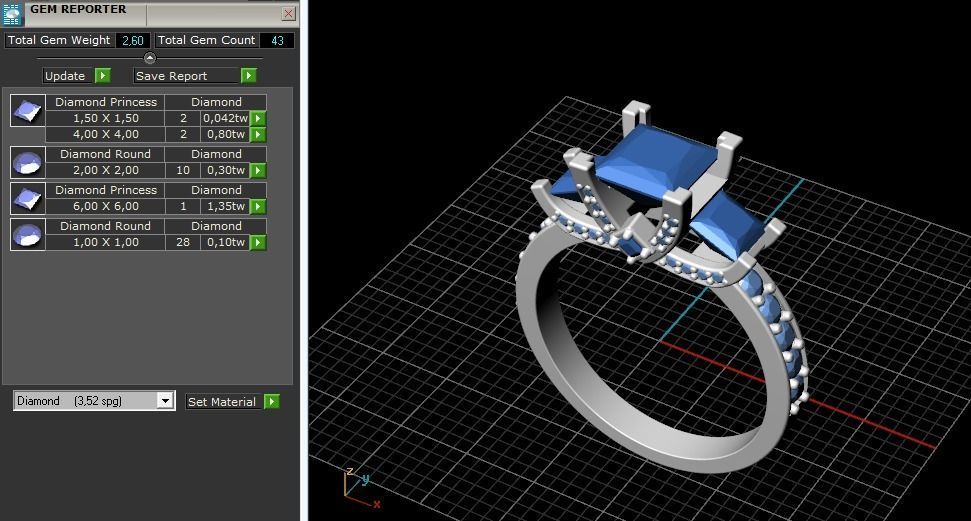 Ring Model 2238 3D print model_9