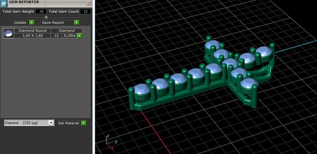 Pendant cross 15mm Model 2254 3D print model_9