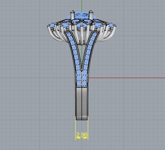 Double halo ring size 7 Model 2249 3D print model_7