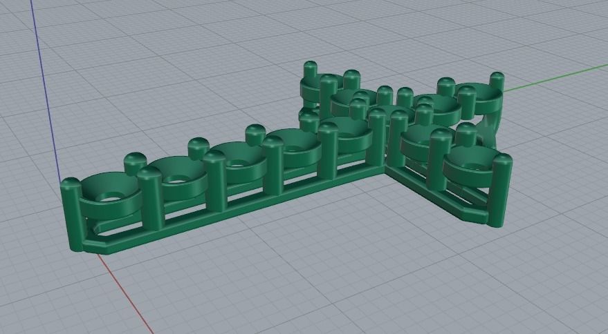 Pendant cross 45mm Model 2259 3D print model_3