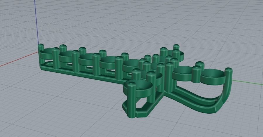 Pendant cross 45mm Model 2259 3D print model_5