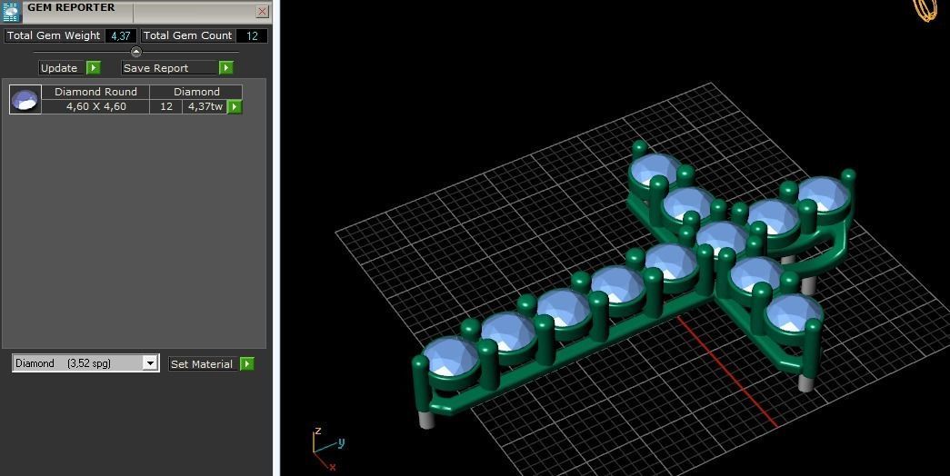 Pendant cross 45mm Model 2259 3D print model_9