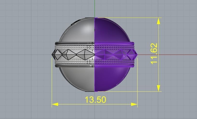 Bracelet detail Model 2256 3D print model_1