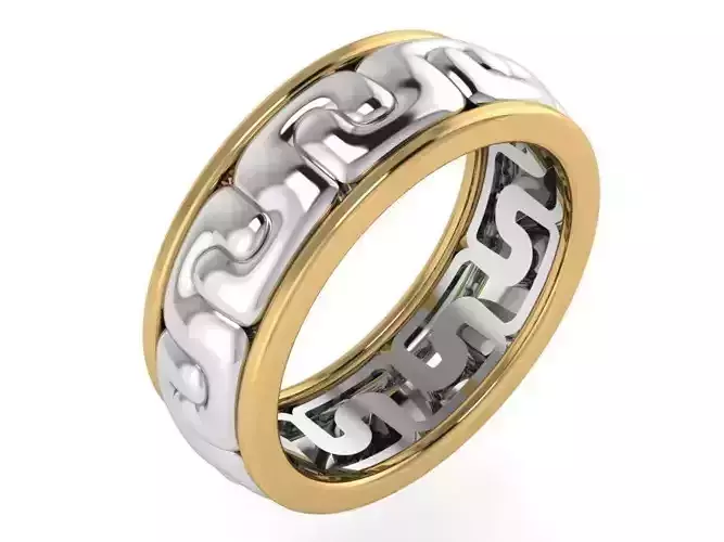 Chain style ring 3044 3D print model