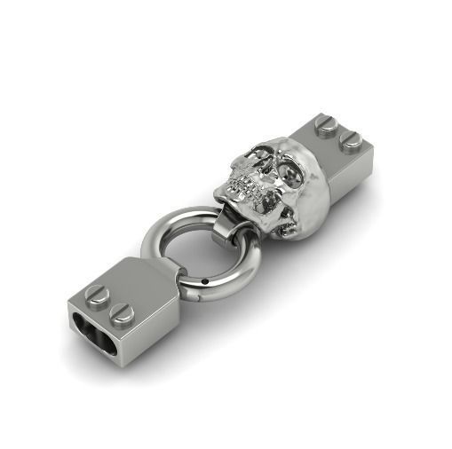 Skull bracelet Model 2271 3D print model_1