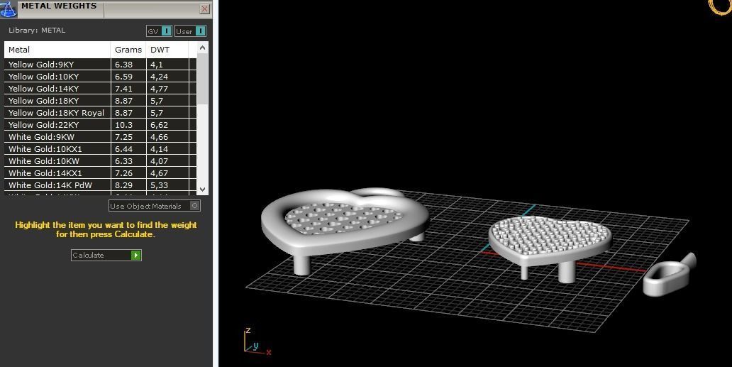 Heart pendant Model 2267 3D print model_7