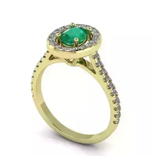 Ring with oval stone Model 2265