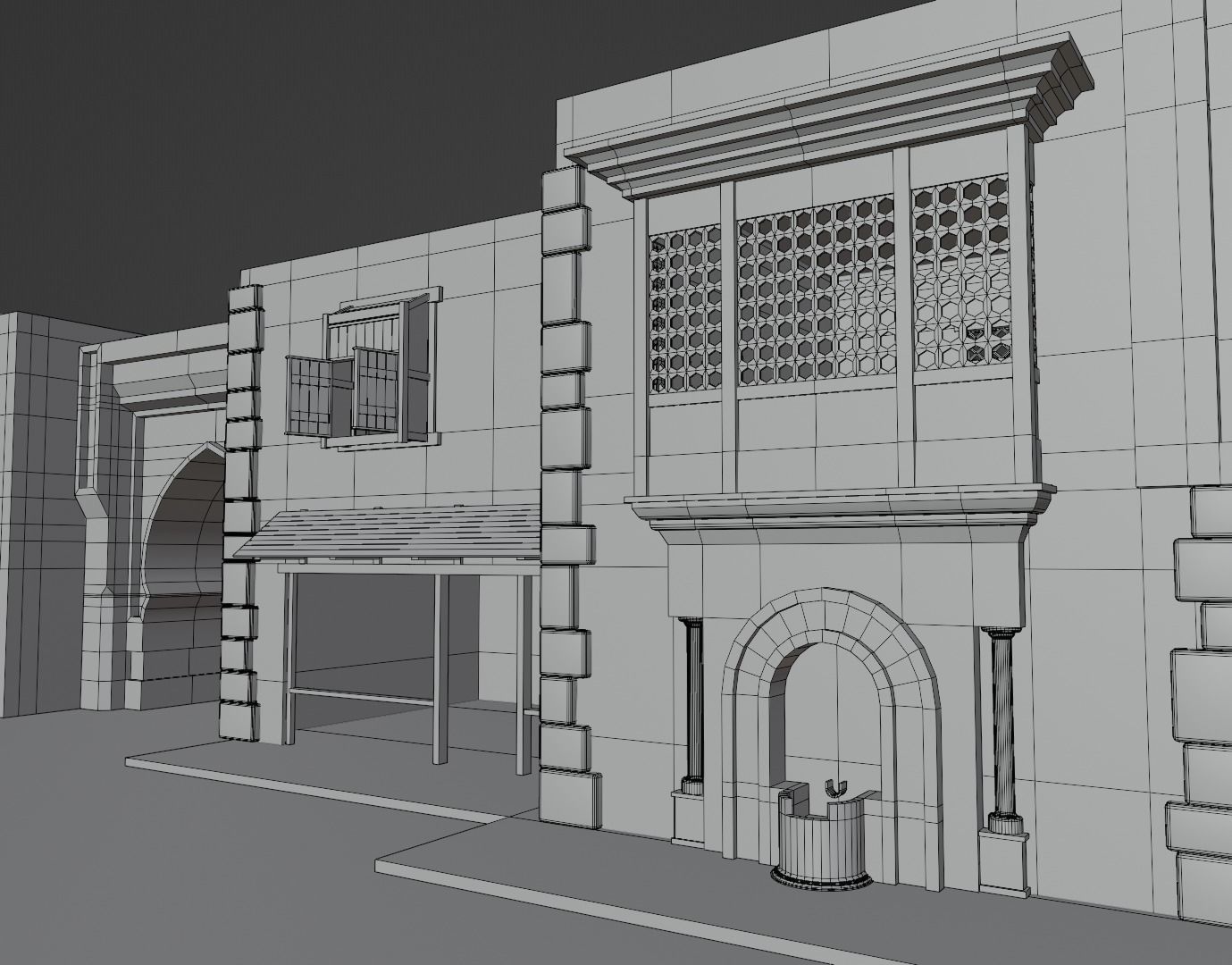 ancient desert building 3D model_27